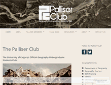 Tablet Screenshot of palliserclub.com